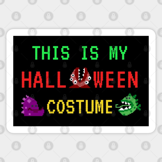 This Is My Halloween Costume Monsters Sticker by FFAFFF